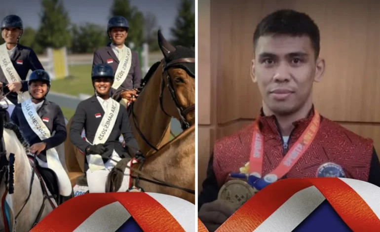 Indonesia Tambah Medali Emas Dari Cabor Gulat dan Berkuda